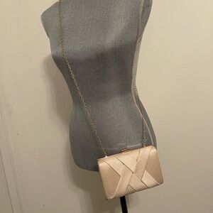 La Regale Elegant Gold Clutch Bag